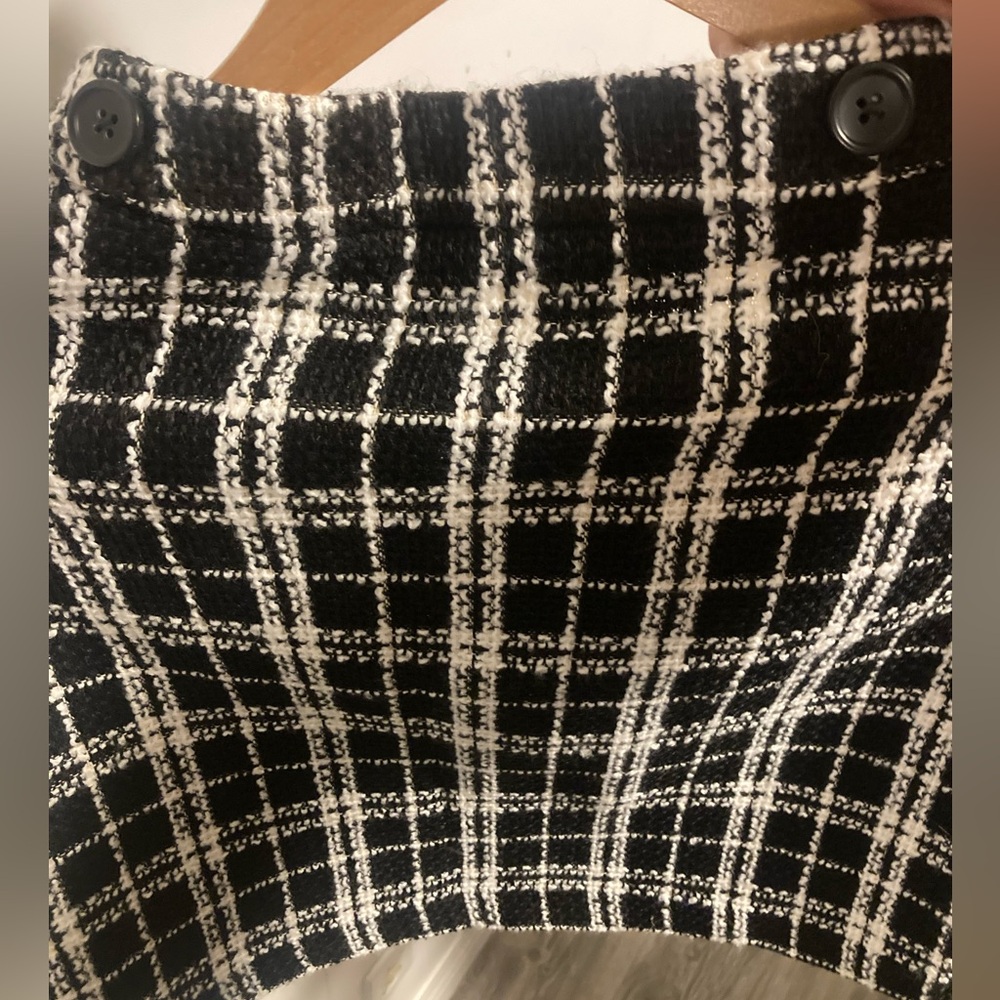 Banana Republic plaid polyester skirt size 2 - Picture 3 of 5